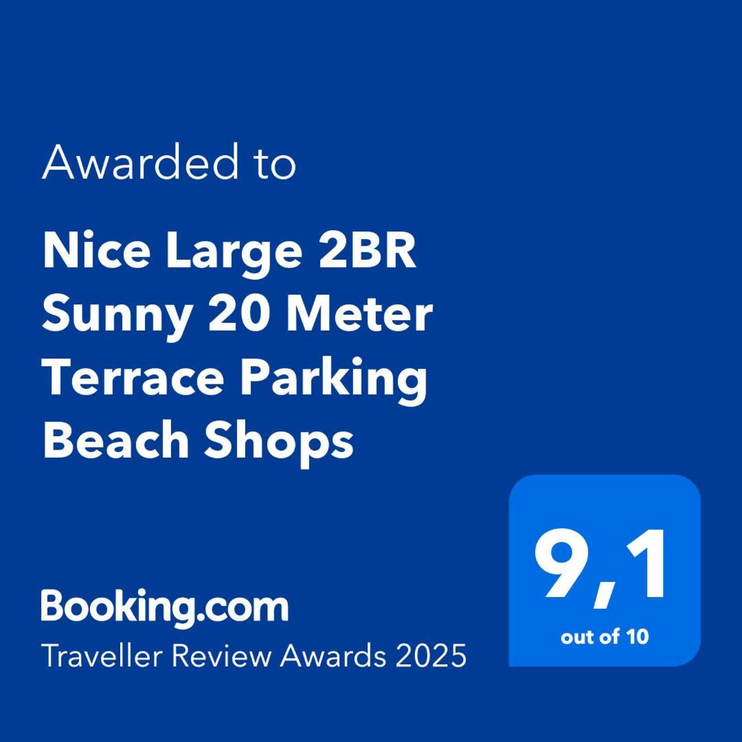 Nice Large 2Br Sunny 20 Meter Terrace Parking Beach Shops Ngoại thất bức ảnh